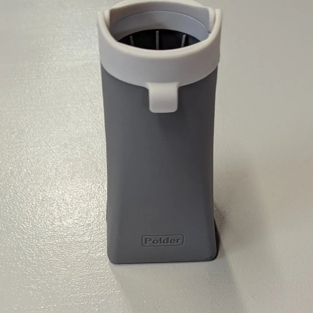 Polder Gray 2-in-1 Hot Sleeve For Curling Iron, Straightener, Wand, Etc.